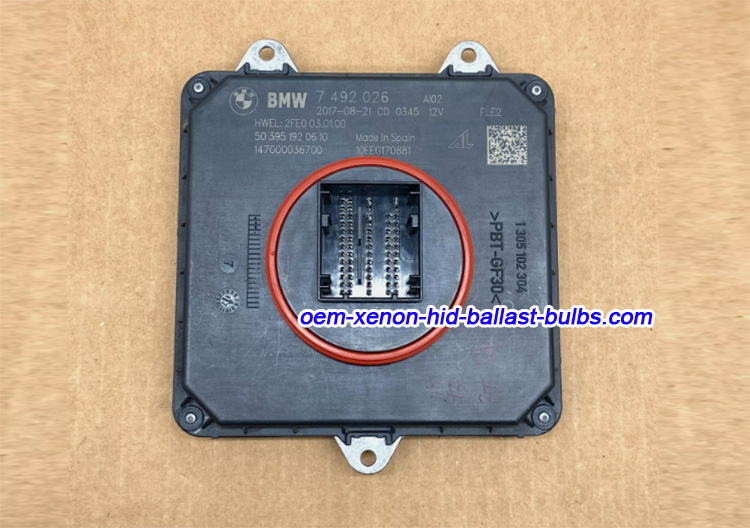 2016-2018 OEM BMW 3 Series LED Headlight Light Control Unit Driver Module Computer 7492026