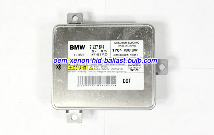 BMW HID Xenon Headlight D1S Ballast Mitsubishi W003T20071 63117237647 Control Module