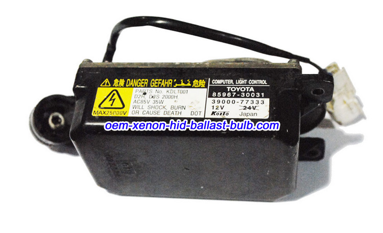 Toyota Lexus Denso KDLT001 D2S D2R OEM HID Xenon Light Control Unit Ballast 39000-77333 Module