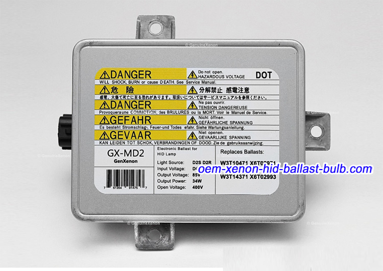 2004-2006 Mazda 3 Xenon Ballast HID Headlight Assembly Control Unit 
