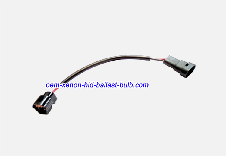 OEM Ballast to HID Xenon Headlight Bulb Kit Adapter Harness Cable Wires Conversion 
